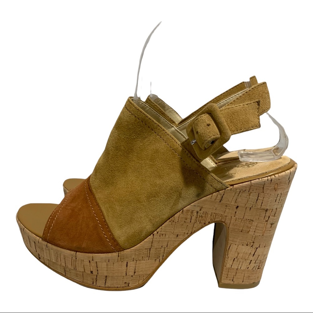 Isola cork leather heels size 8.5 - Picture 4 of 8